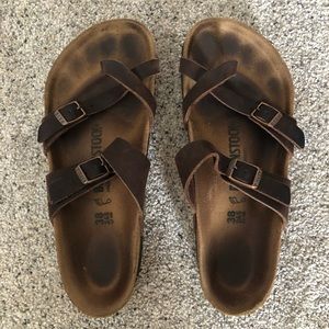 Mocha Birkenstock Mayari sandals